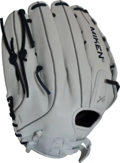 Miken 14'' Pro Series Slowpitch Glove -Ball Series Store PRO140 WN 01 WHITENAVY SDEL alt1