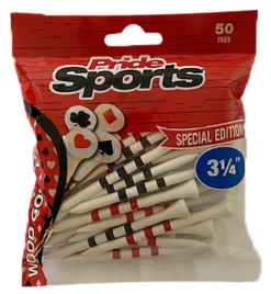 Pride 3.25" Money Tees - 50 Pack -Ball Series Store PS31450C NOCOLOR PKG