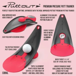 PuttOUT Premium Pressure Putt Trainer -Ball Series Store PUTPC NOCOLOR TEC