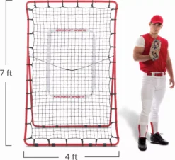 Rukket Sports Pitch Back Rebounder Pro 10 Rukket Sports Pitch Back Rebounder Pro -Ball Series Store RBND400 NOCOLOR DET alt1