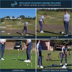 Me And My Golf Golf Ball Practice Bag - Includes Instructional Training Videos -Ball Series Store SCMAMG006 NOCOLOR DET