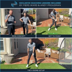 Me And My Golf Dual-Turf Hitting Mat - Includes Instructional Training Videos -Ball Series Store SCMAMG008 NOCOLOR DET alt3