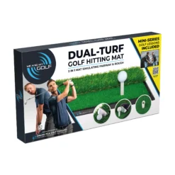 Me And My Golf Dual-Turf Hitting Mat - Includes Instructional Training Videos -Ball Series Store SCMAMG008 NOCOLOR PKG
