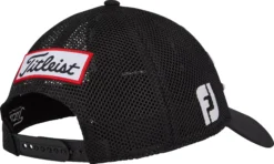 Titleist Men's 2022 Tour Performance Mesh Golf Hat -Ball Series Store TH22ATPM 001 BlackBlackWhite BCKR