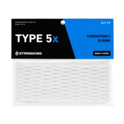 StringKing Type 5X Lacrosse Mesh -Ball Series Store TYPE5XMESH White PKG