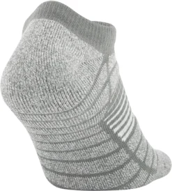 Under Armour Elevated Performance No Show Socks - 2 Pack -Ball Series Store U685 GRY GravityGreen BCK alt1