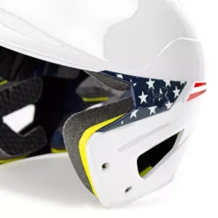 Under Armour Senior USA Converge Batting Helmet W/ Universal Jaw Guard -Ball Series Store UABH2 USAG100D UABH2SM100D PureWhiteUSA DET
