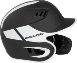 Rawlings Junior VELO Baseball Batting Helmet W/ Reversible Jaw Guard 12 Rawlings Junior VELO Baseball Batting Helmet W/ Reversible Jaw Guard -Ball Series Store VELOREV JR RVELREVMGBK BlackWhite SDEL