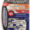 Pride PTS Evolution 1.5'' & 3.25'' White Golf Tees - 50 Pack -Ball Series Store W13PRDGFEVOCMB314TS 1