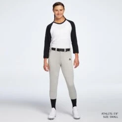 Adidas Women's Softball Pants -Ball Series Store WBA12009 GreyBaseball MODBCK