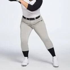 Adidas Women's Softball Pants -Ball Series Store WBA12009 GreyBaseball MODFRT alt1