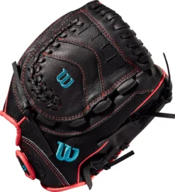 Wilson 11" Girls' Flash Series Softball Glove -Ball Series Store WBW10040611 NOCOLOR SDE
