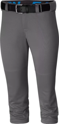 Easton Women's Elite Softball Pants -Ball Series Store WELITEP GR88 Graphite FRT alt1