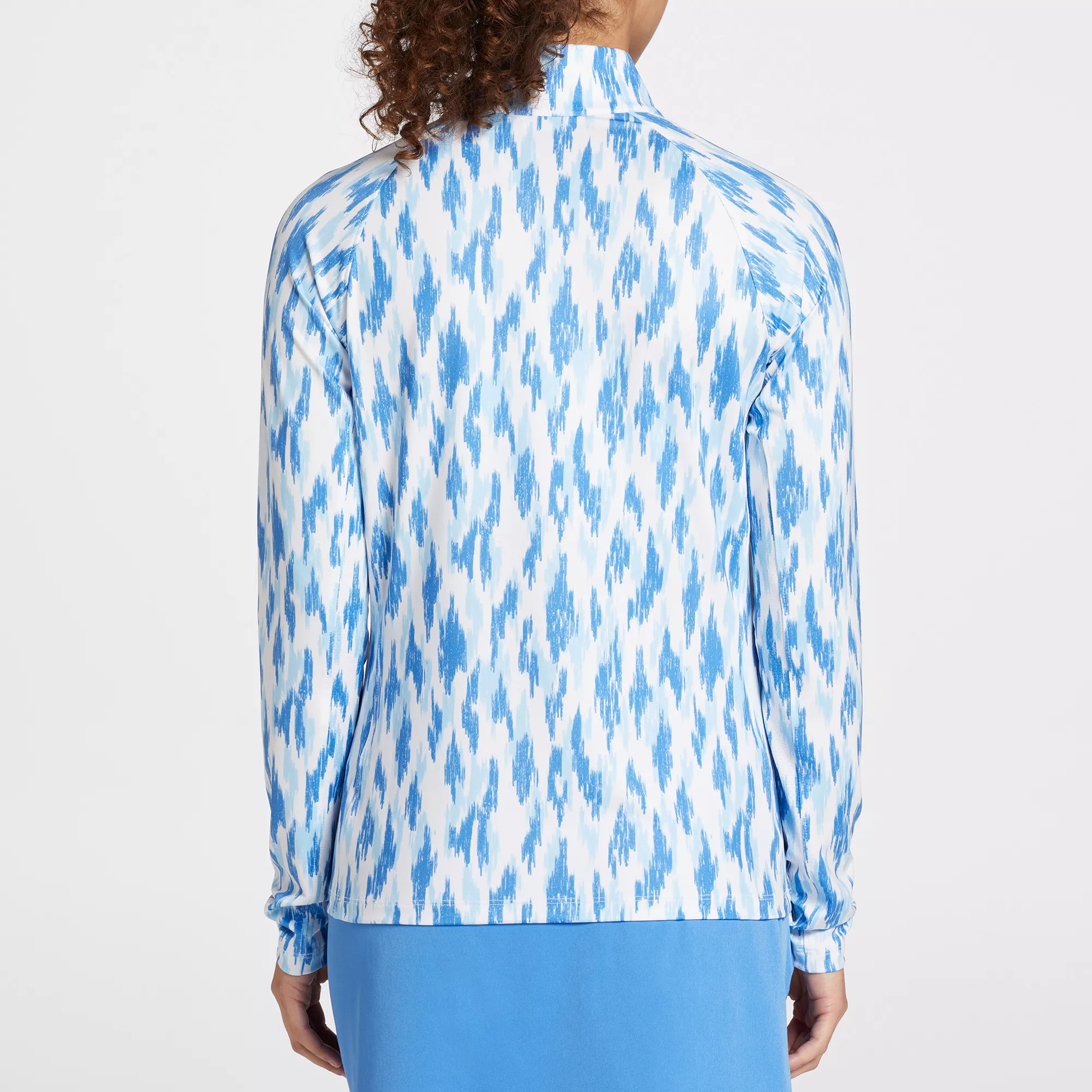 Lady Hagen Women's Printed UV Long Sleeve Golf 1/4 Zip 5 Lady Hagen Women's Printed UV Long Sleeve Golf 1/4 Zip - Image 3