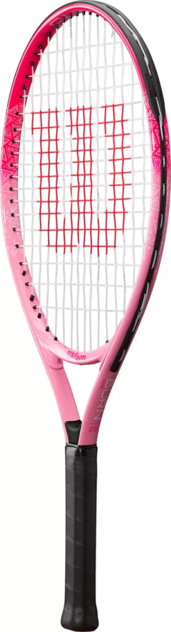 Wilson Burn Junior Tennis Racket 12 Wilson Burn Junior Tennis Racket -Ball Series Store WR052510U Pink AL