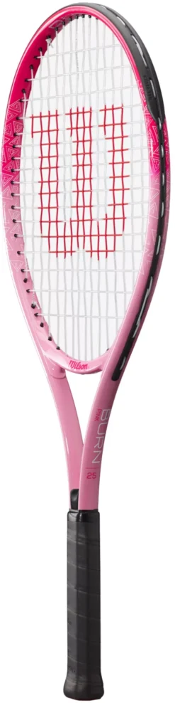 Wilson Burn Pink 25 Junior Tennis Racquet -Ball Series Store WR052610UZ Pink DET alt1