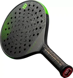 Wilson Blade Pro Gruuv Platform Tennis Paddle -Ball Series Store WR063511U 2 BLACKGREEN DET alt2