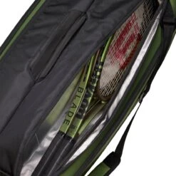 Wilson Super Tour 9-Pack Blade Bag 16 Wilson Super Tour 9-Pack Blade Bag -Ball Series Store WR8016801001 GreenBlack DET alt3