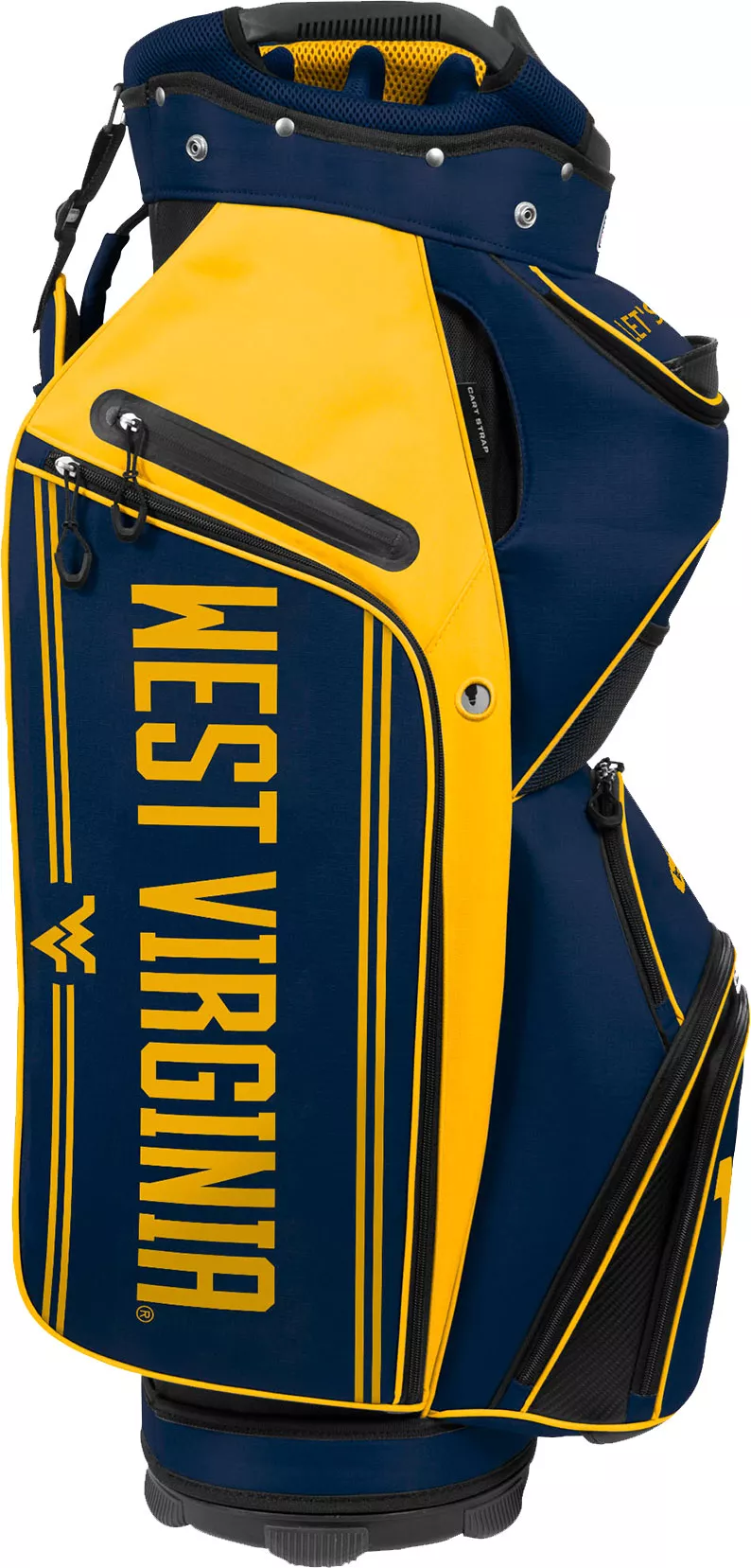 WinCraft Team Effort West Virginia Mountaineers Bucket III Cooler Cart Bag 5 WinCraft Team Effort West Virginia Mountaineers Bucket III Cooler Cart Bag - Image 3
