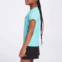 Prince Girls' Short Sleeve Graphic T-Shirt -Ball Series Store YPT31309 ArcticOceanRcqtHeart MODSDE