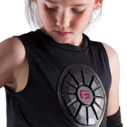 G-Form Youth Pro Sternum Shirt -Ball Series Store YSN0102 Black DET alt1